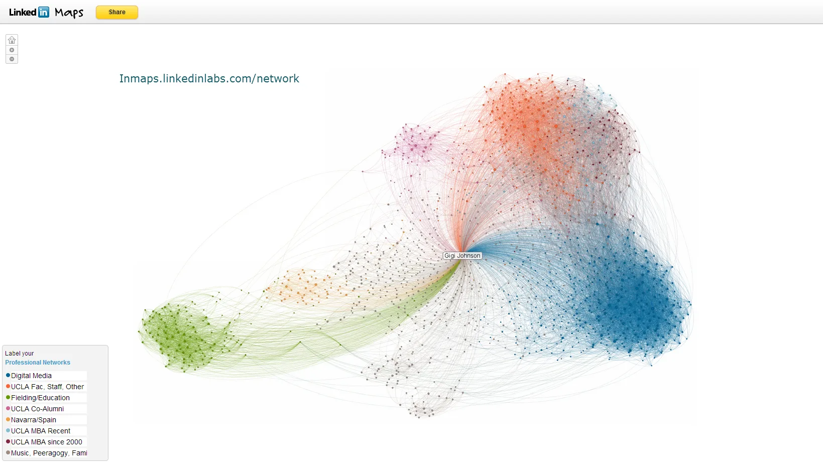 Visually Mapping Your Social Self